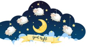 Jawaban saat ada yang mengucapkan good sleep