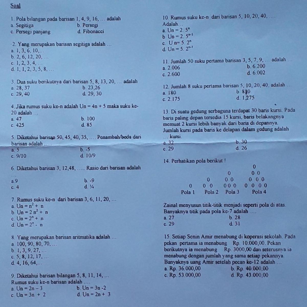 Tolong nomor 5 dan 6