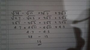 Sederhanakan Akar √0,000121