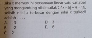 Mencari nilai x real untuk |x+2| + x^2 < 4