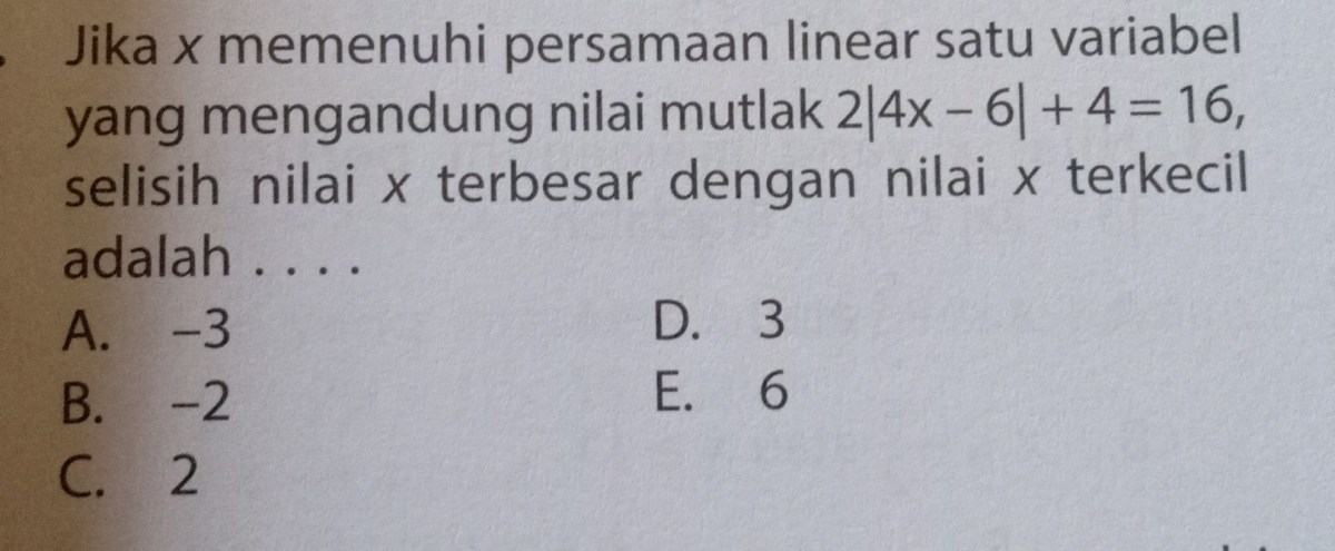 Mencari nilai x real untuk |x+2| + x^2 < 4