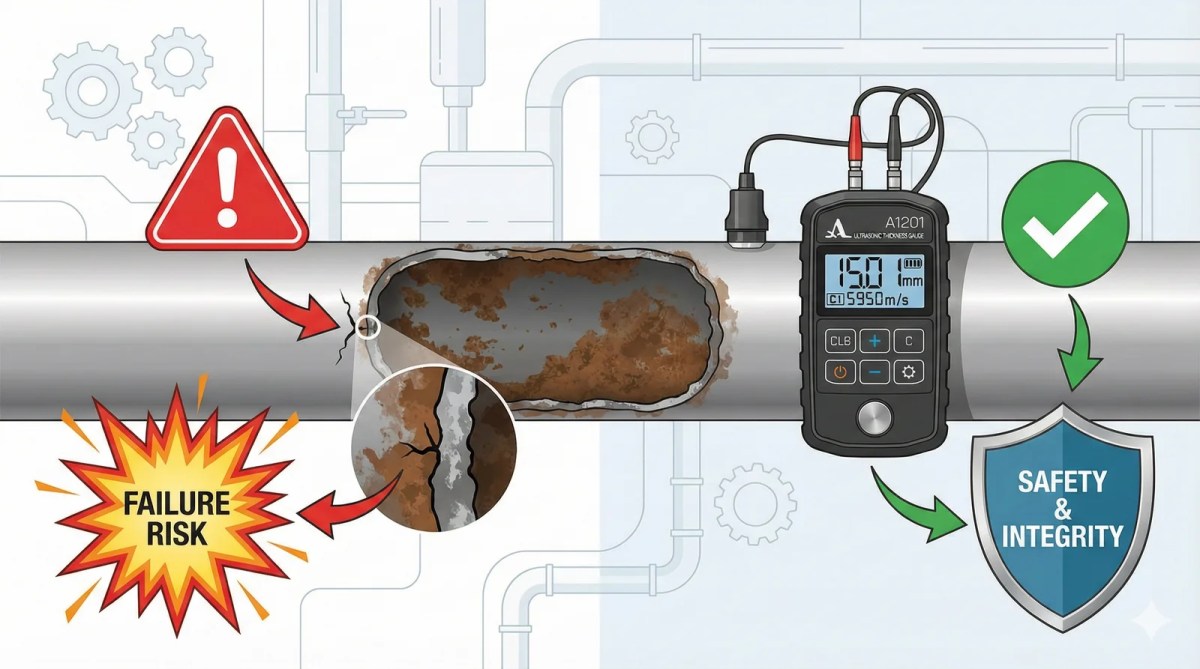 Transducer untuk membersihkan pipa besi