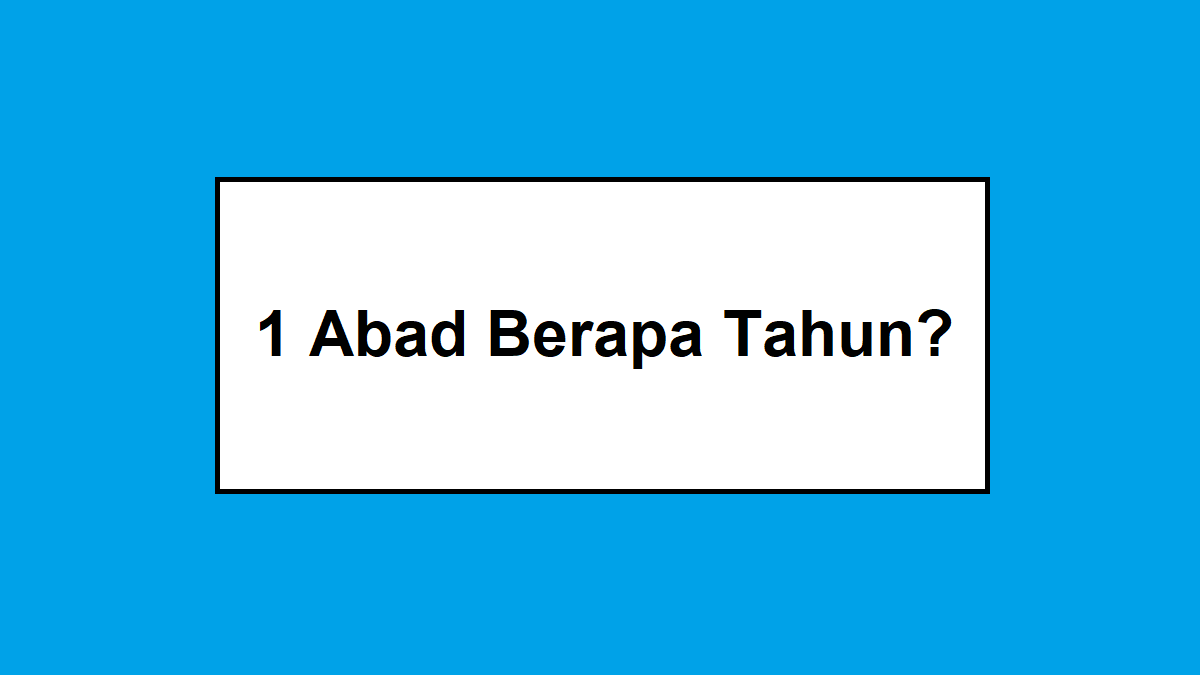 Satu Mikroabad Kira‑kira Setara Dengan Berapa
