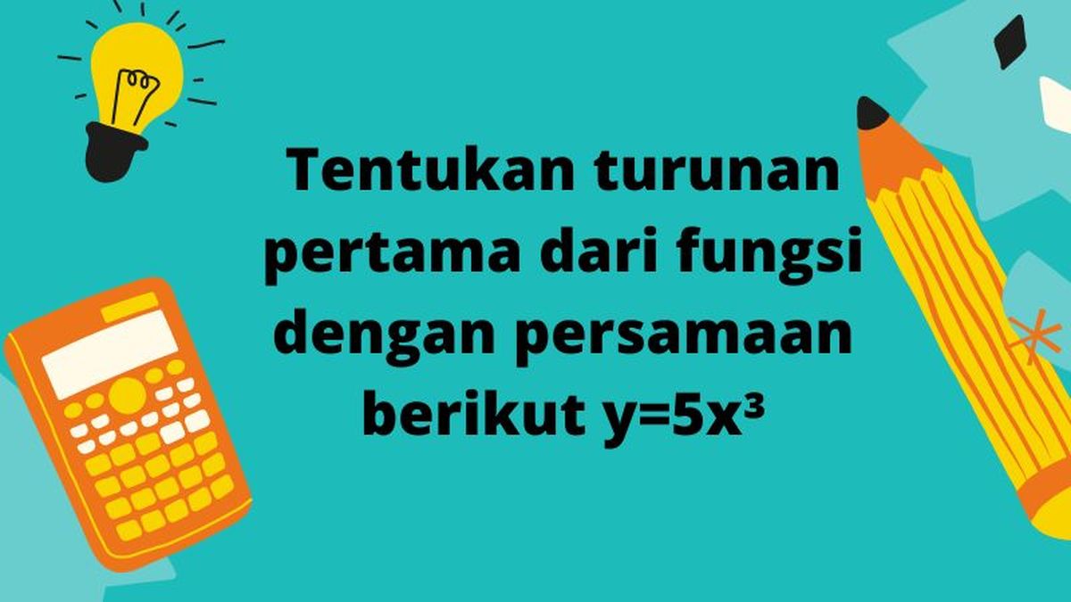 Tentukan turunan pertama fungsi Y = (x²+17)(33‑3x+1)