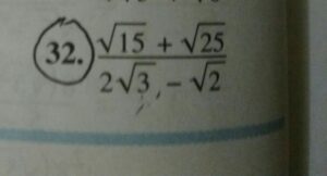 Rasionalkan Penyebut Pecahan Berikut Ini