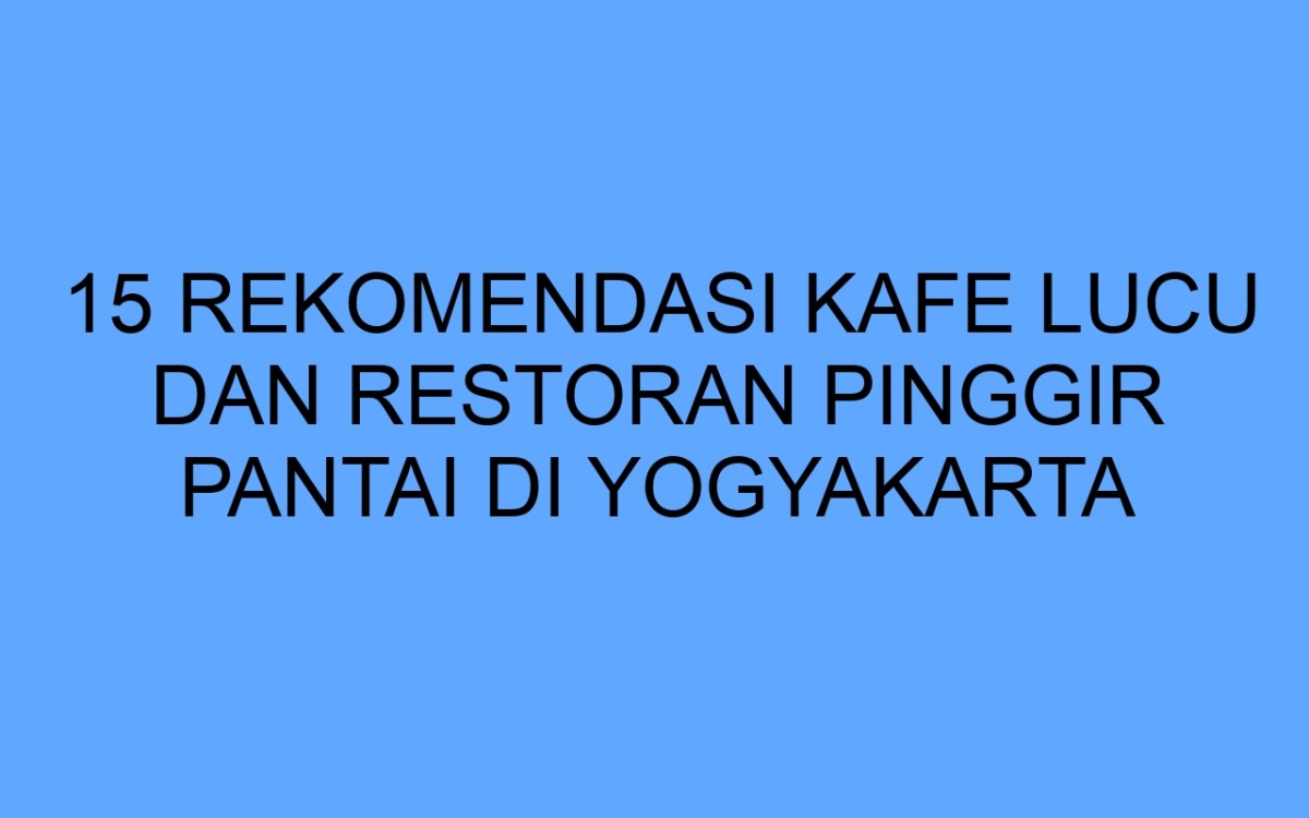 Dialog Komedi Pesan Telepon di Restoran Resort