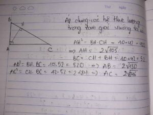 Tentukan ∆ABC Jembarang: AC=20 cm, AB=15 cm, BC=10 cm