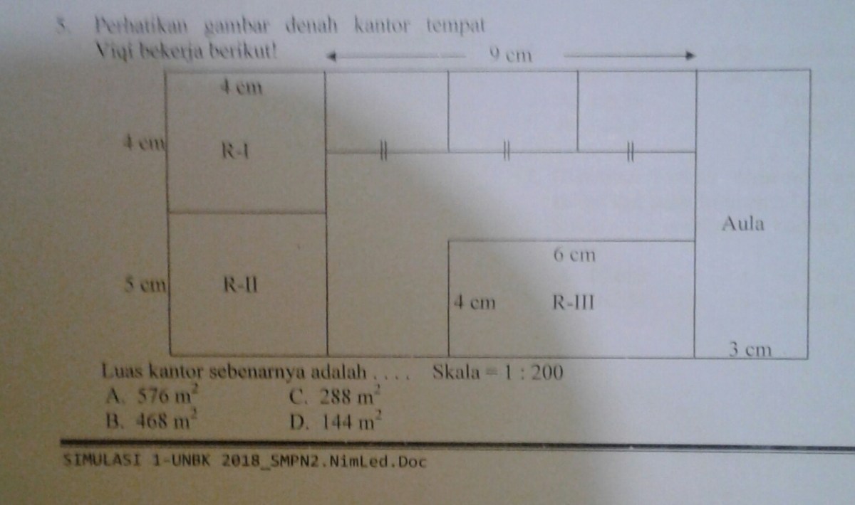 Luas Kantor Sebenarnya
