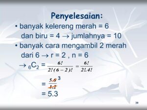 Peluang Panitia Inti 6 Orang Memiliki ≤2 Putri