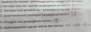 Dapatkan hasil dari operasi perpangkatan berikut ini. (64^2 + 16^3)/4^5