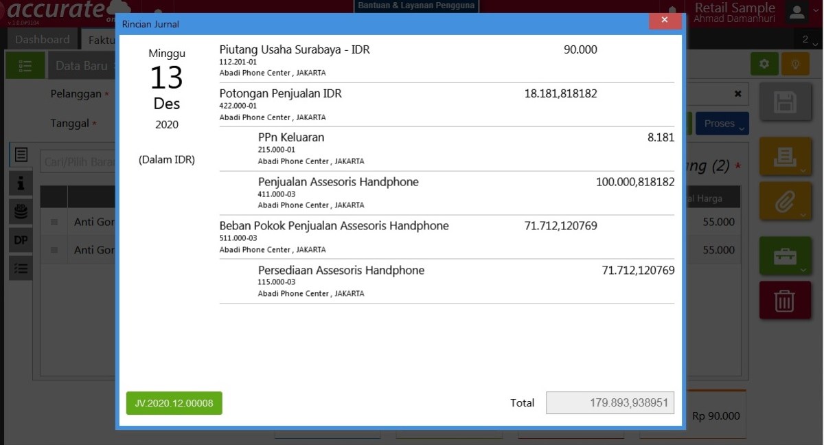 Harga Laptop Sebelum PPN dari Total Rp5.830.000