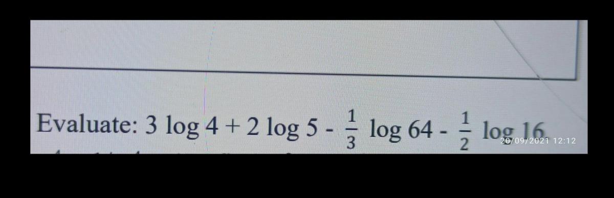 Hitung nilai 4log3·3log64 serta 3log4·2log27