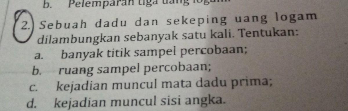 Tolong bantu saya dong