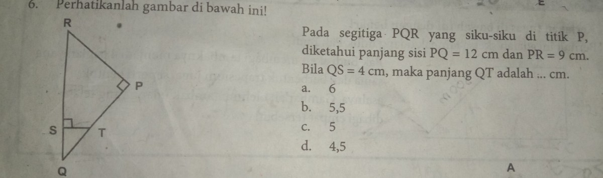 Luas Segitiga POQ dengan Koordinat O(0,0) P(0,2) Q(4,8)