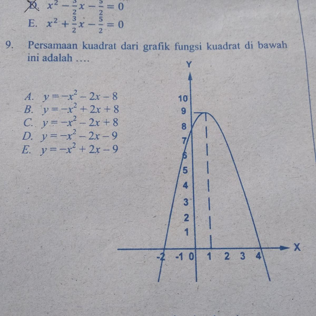 Misalkan F = (6x^2 + 16x + 3m)/6 merupakan kuadrat dari bentuk linear terhadap x(ax + b). Nilai m yang memungkinan hal tersebut terjadi terletak di an