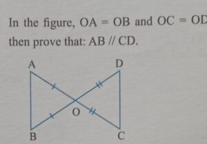 Menentukan Panjang AB dari Perbandingan OB : OC dan AB∥CD