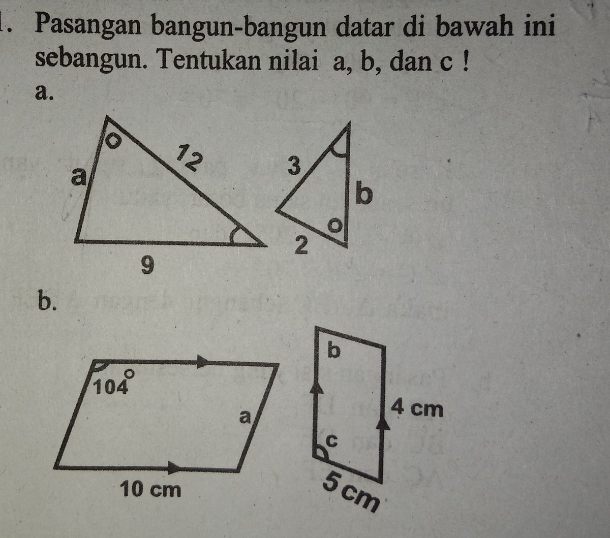 Cara Mengetahui Dua Bangun Datar atau Lebih Sebangun
