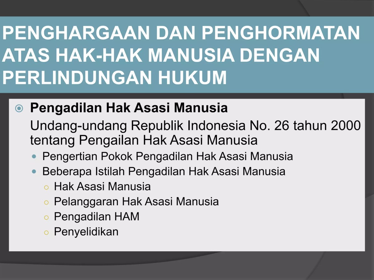 Pandangan Mahasiswa tentang HAM di Indonesia dari Orde Lama ke Reformasi