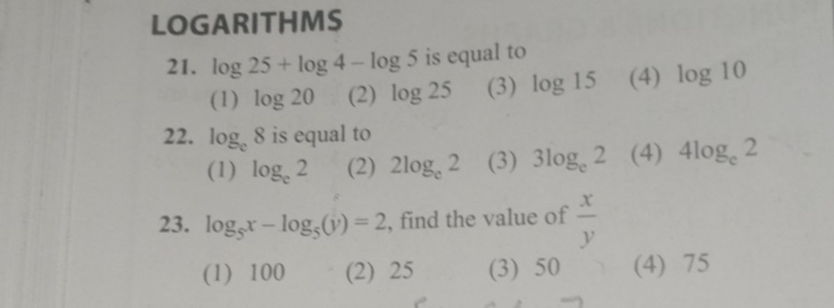 Nilai 35 log15 bila 3 log5 = m, 7 log5 = n
