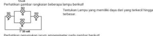 Hitung Arus Lampu 20Ω Saat Tegangan 6V menjadi 12V