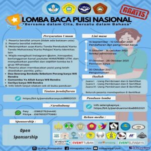 Diagram Venn Peserta Lomba Membaca Puisi dan Menulis Cerpen di SMP Al-Fikri