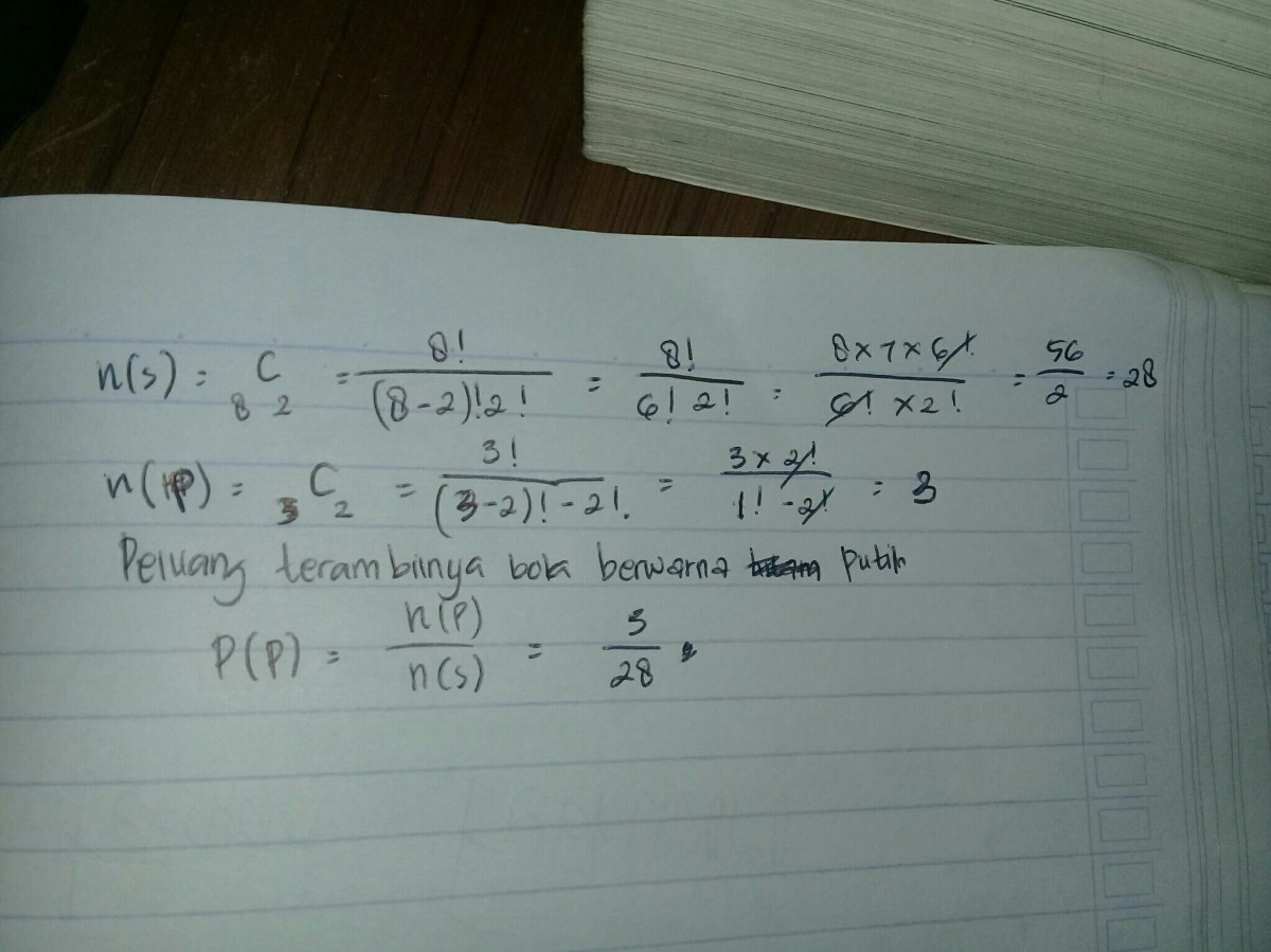 Peluang 2 Merah dan 1 Hitam dari Kotak 5M,4B,3H