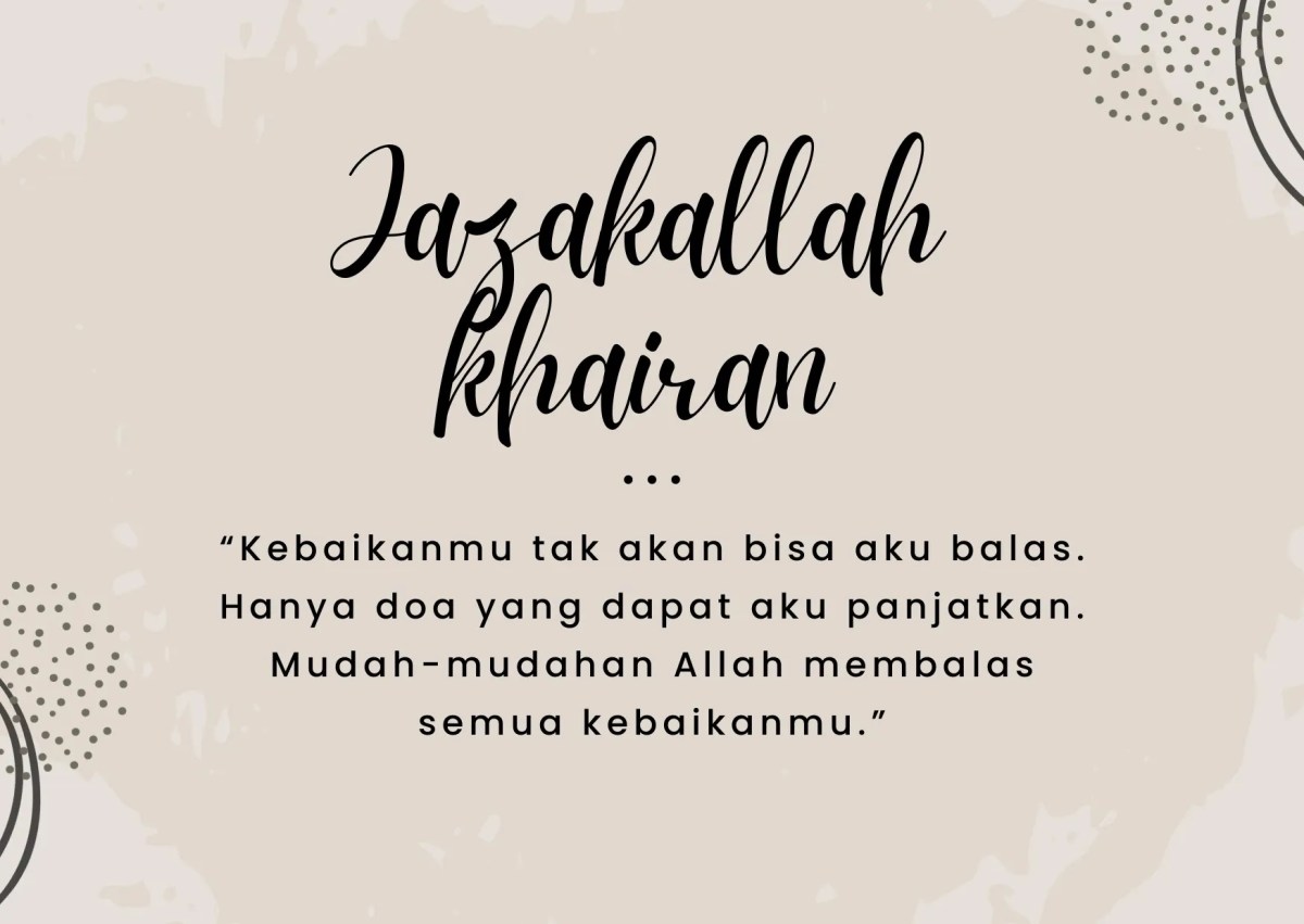 Harapan Kebahagiaan dan Terima Kasih atas Penampilan