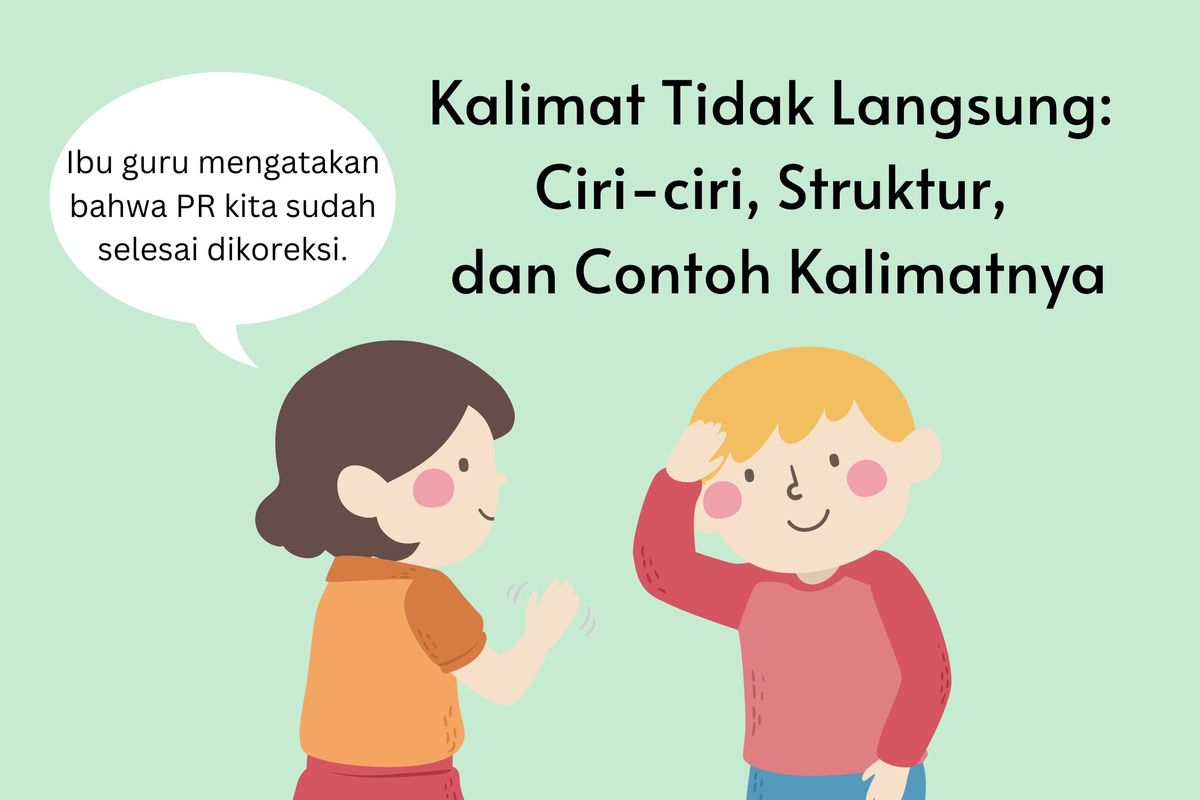 Bentuk Kalimat Tidak Langsung dari Teriakan Bu Mina