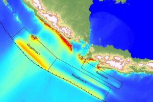 Wilayah Laut Potensial Asal Tsunami di Pesisir Indonesia