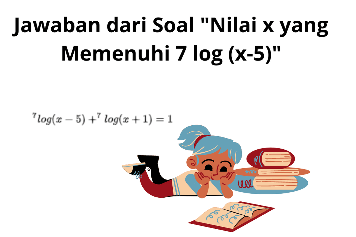Nilai x yang memenuhi log x + log 2 = 1