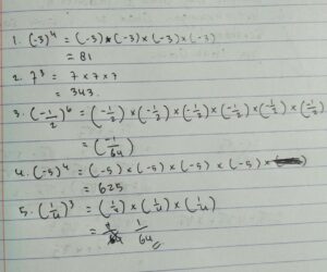 Tentukan hasil (2‑½)(3‑⅓)(4‑¼)(5‑⅕)