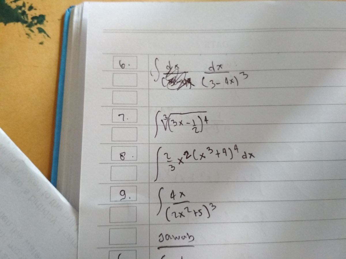 Bantuan Penyelesaian Soal Integral Substitusi via Foto