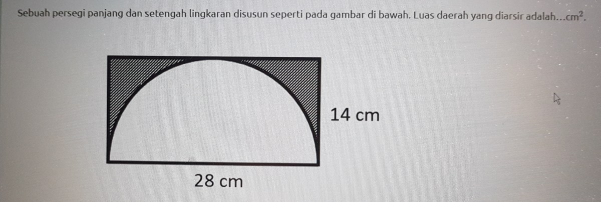 Luas Daerah Antara Setengah Lingkaran x²+y²=4 dan Parabola y=x²-4