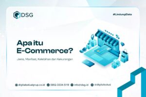 Penjualan melalui internet dinamakan e‑commerce