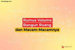 Rumus Volume Bangun Ruang Sisi Datar (Kecuali)