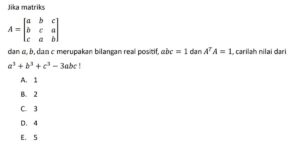 Menentukan A⁻¹ + BC untuk Matriks A, B, dan C
