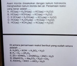 Identifikasi Senyawa X Berdasarkan Reaksi Asam Klorida dan Amonium Hidroksida