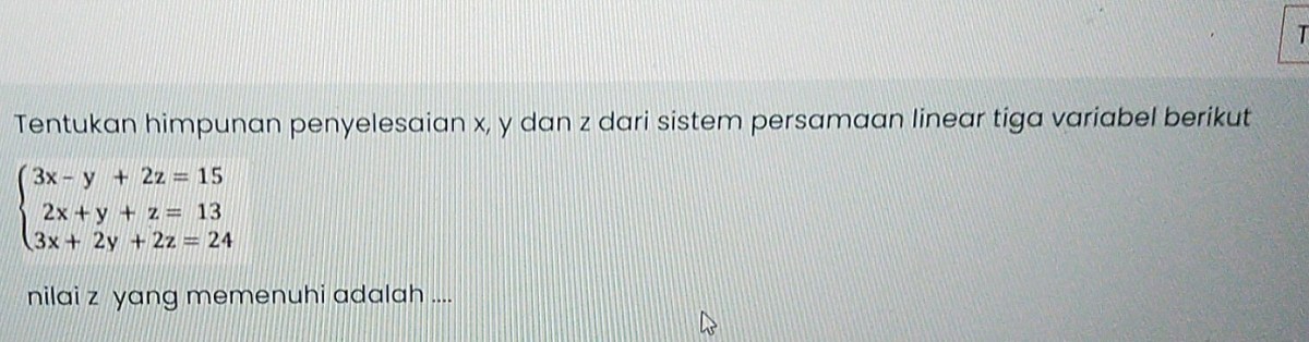Himpunan Penyelesaian Persamaan Linear Dua Variabel 7x+y=14 untuk Bilangan Cacah