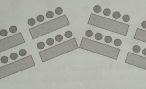 Pengaturan Duduk 7 Putri dan 8 Putra pada 15 Kursi