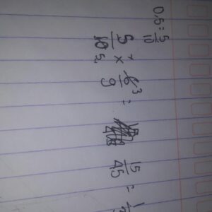 Perkalian 0,5 dengan -2