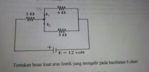 Kuat arus listrik penampang dilewati 8 C dalam 2 s