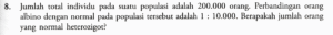 Frekuensi Gen Heterozigot pada Populasi Normal 84%
