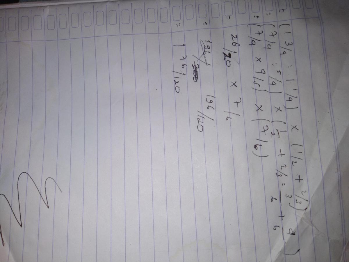 Hitung nilai 1/1×2 + 1/2×3 + 1/3×4 + 1/4×5