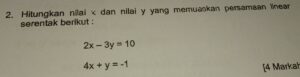 Hitung nilai (X+Y)² dari X²+Y²=25 dan XY=10