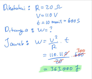 Tegangan yang Diperlukan untuk Arus 20 mA pada Penghantar