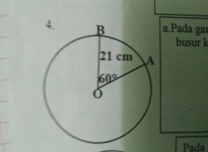 Panjang Busur BC Jika Busur AB 32 cm