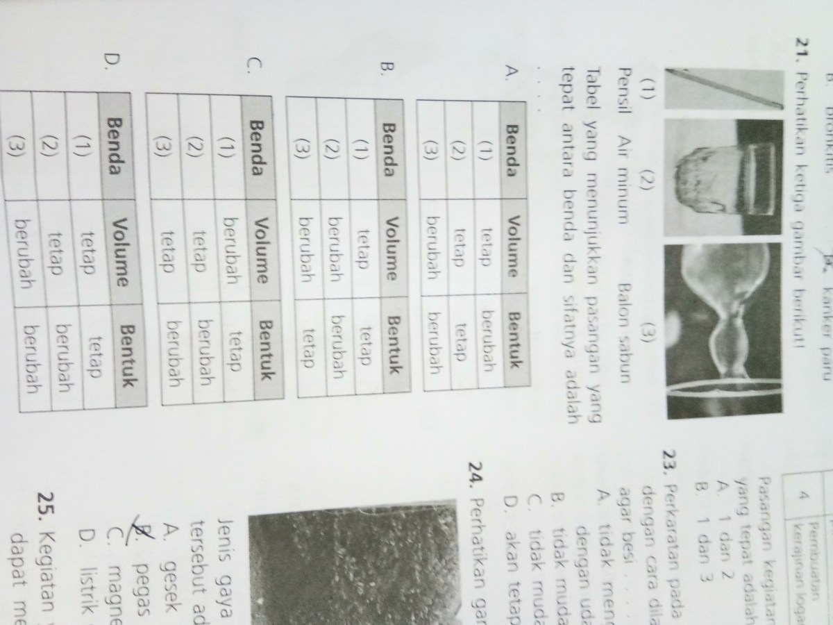 Pasangan Benda dengan Prinsip Kerja Serupa