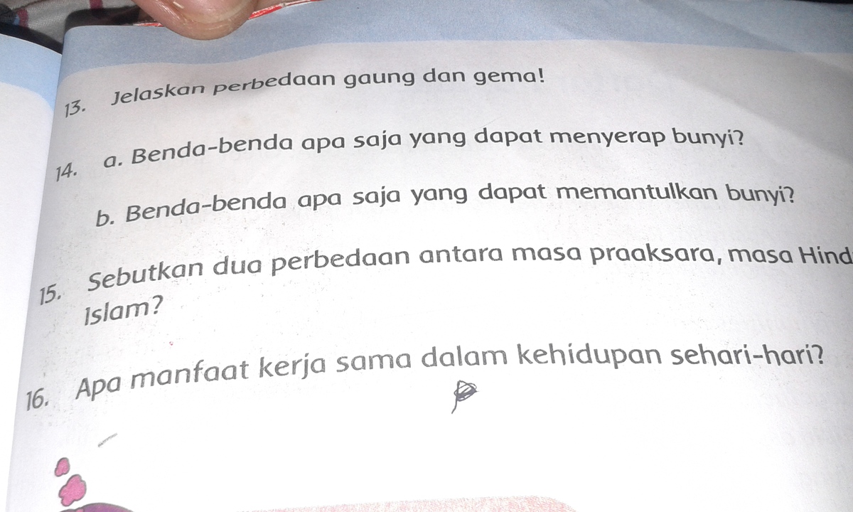 Benda yang dapat menyerap bunyi