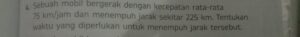 Hitung percepatan rata‑rata mobil yang berbelok dari timur ke utara