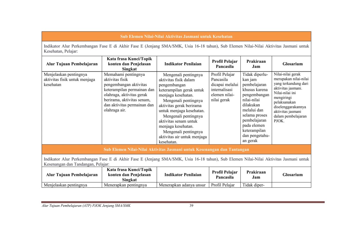 Prinsip Penerapan Pembelajaran PJOK
